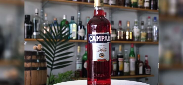 Bottle of Campari