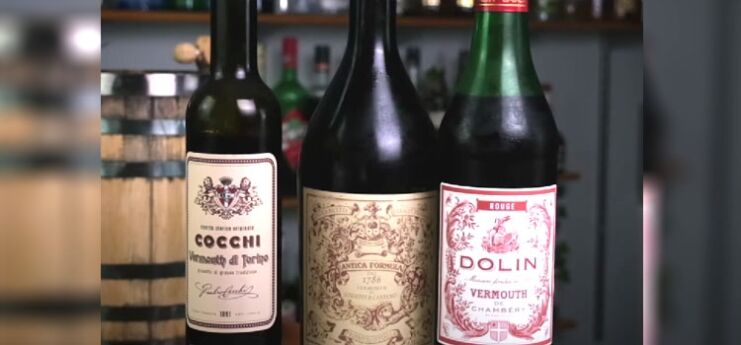 Bottles of Sweet Vermouth