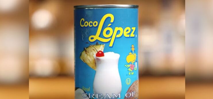 Can of Coco Lopez Coconut Cream