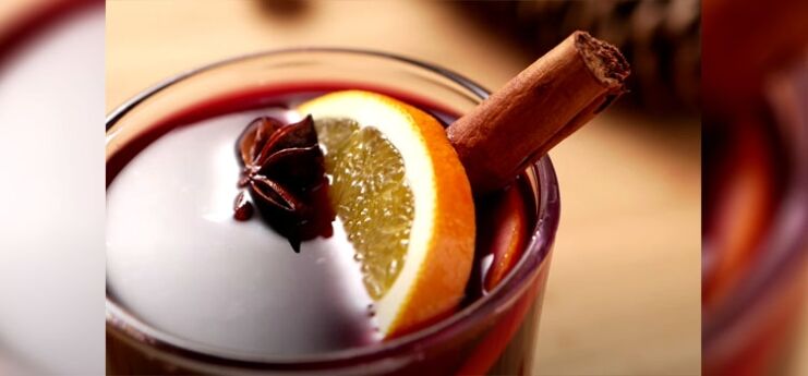 Closed Up Image of a Mulled Wine