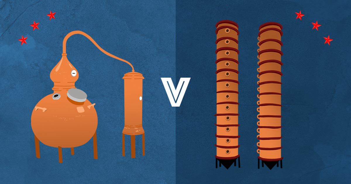 What’s the Distinction Between Pot and Column Stills?